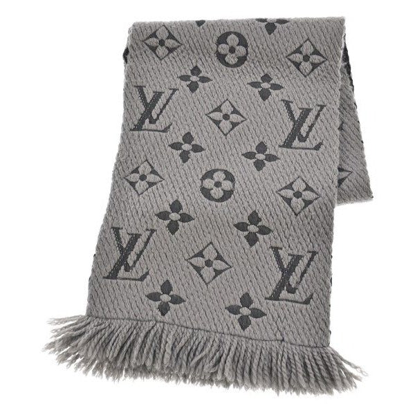 Louis Vuitton Scarf Wool Silk Grey-beige