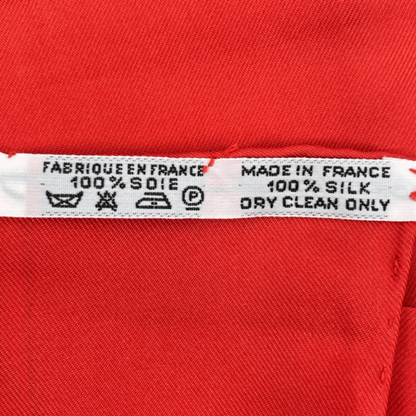 Hermes Scarf Carre 90 Silk THE Original NEW Orleans Creole JAZZ New Orleans Red