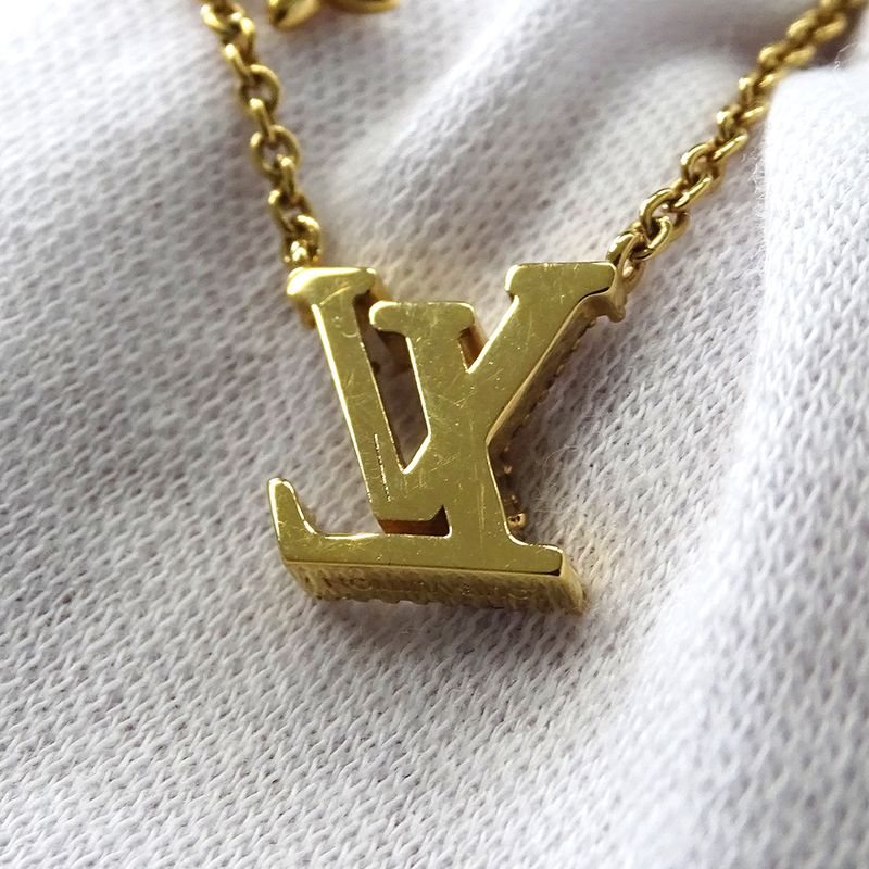 Louis Vuitton Necklace Women's Brand Collier LV Iconic Gold M00596 Rhinestone