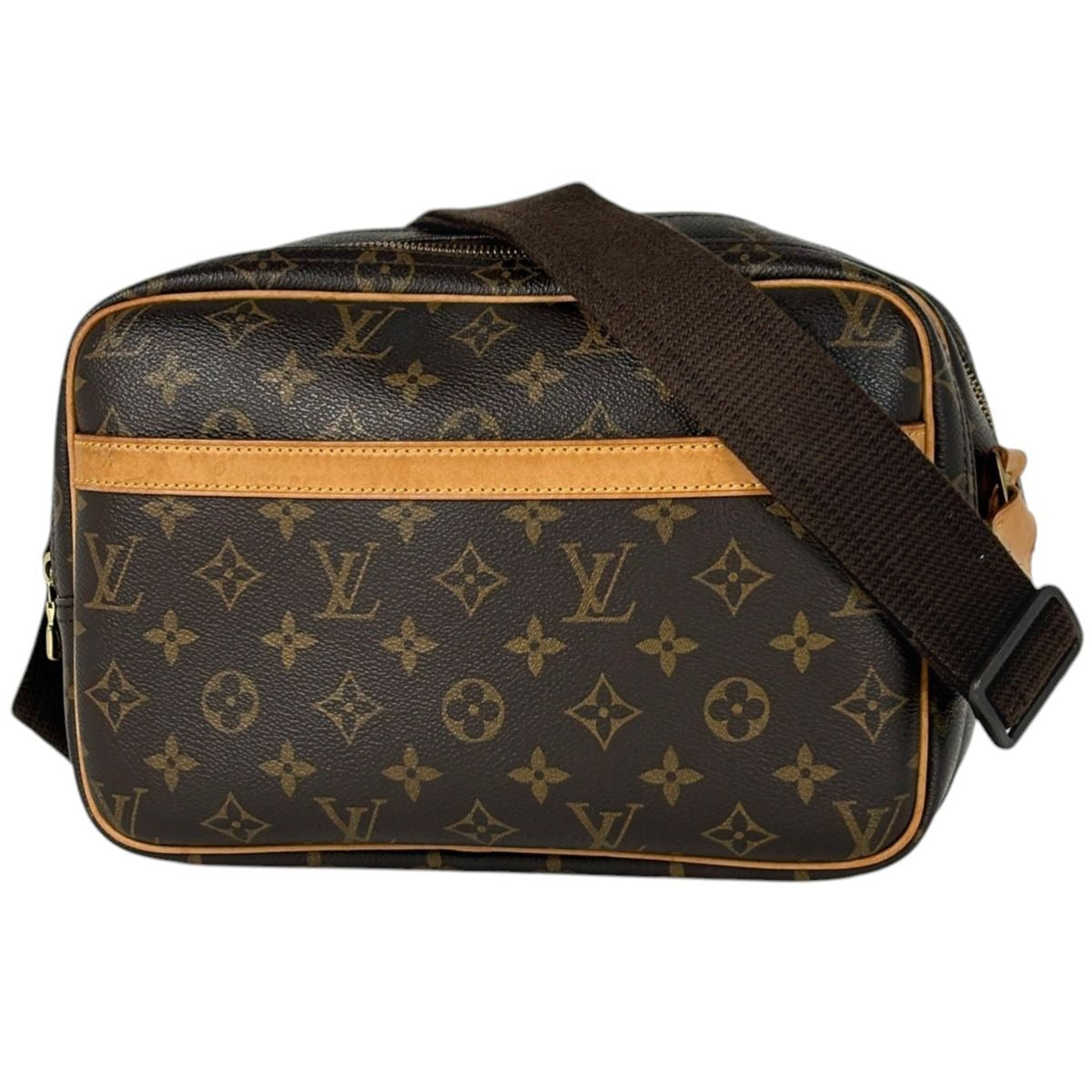 Louis Vuitton Reporter PM Crossbody Shoulder Bag Monogram Brown