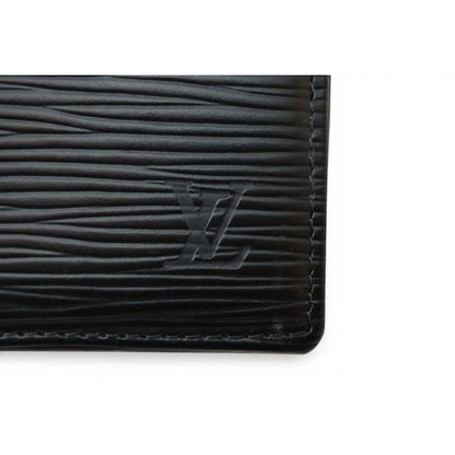 Louis Vuitton Coin Purse Vintage Epi Porte-Monnaie Boite Black — view 3
