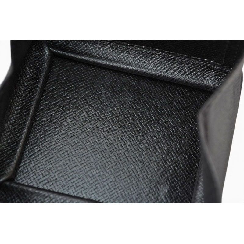 Louis Vuitton Coin Purse Vintage Epi Porte-Monnaie Boite Black — view 5