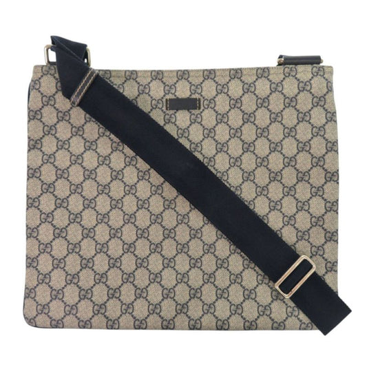 Gucci 201446 GG Supreme Navy Shoulder Bag 1720 Gucci