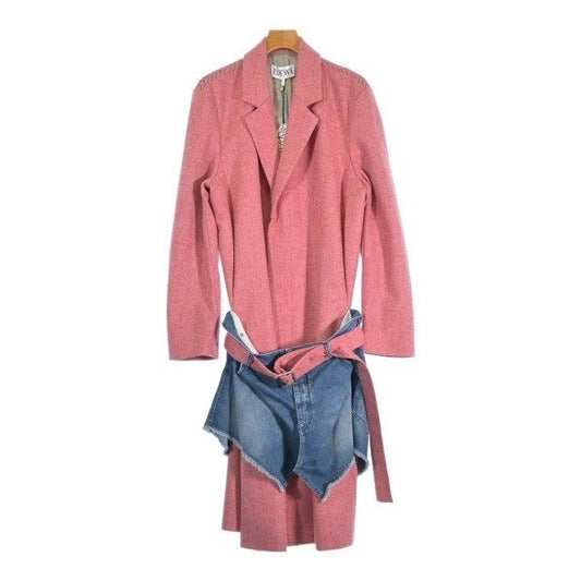 Loewe Coat Wool Leather