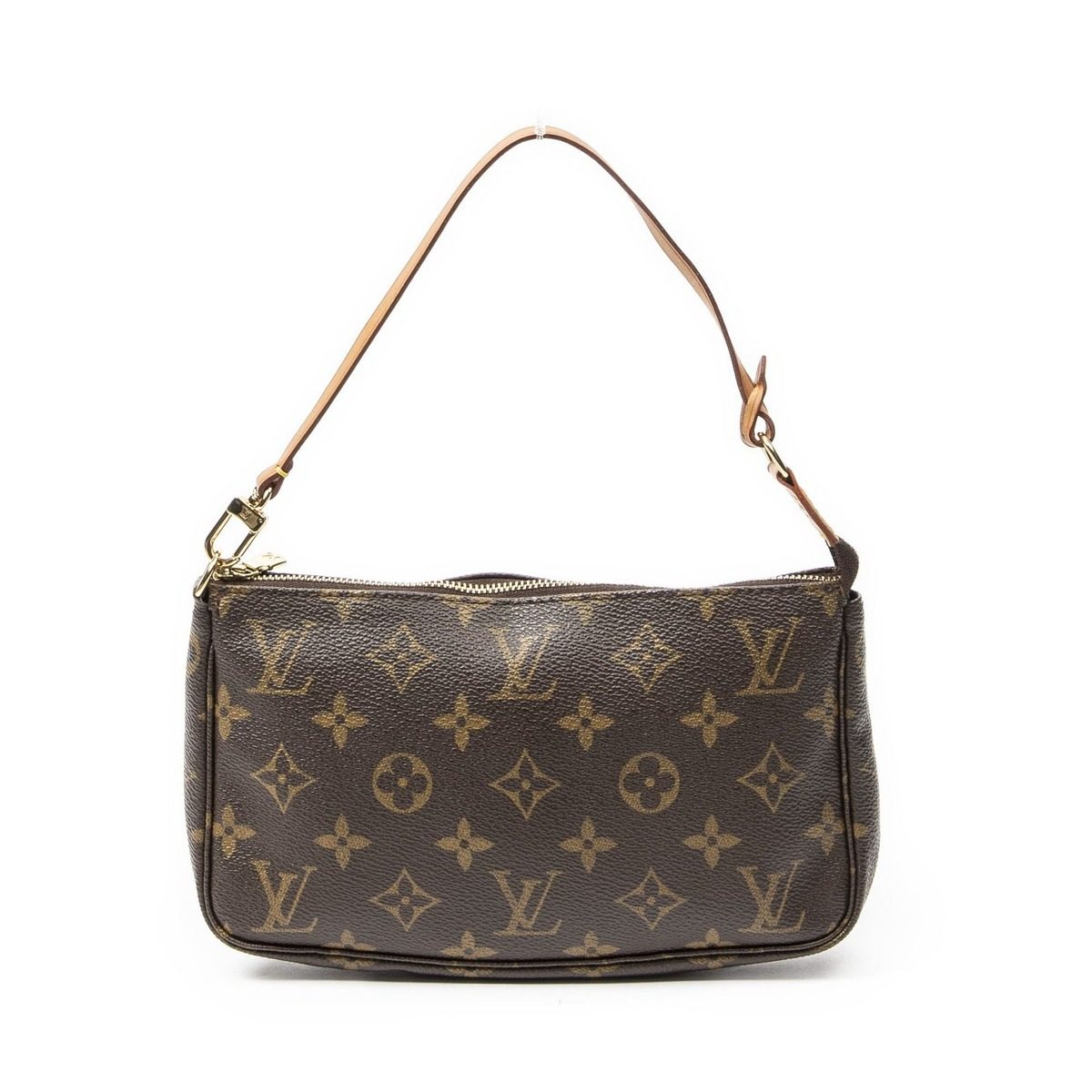 Louis Vuitton Pochette Brown Monogram Canvas Shoulder Bag