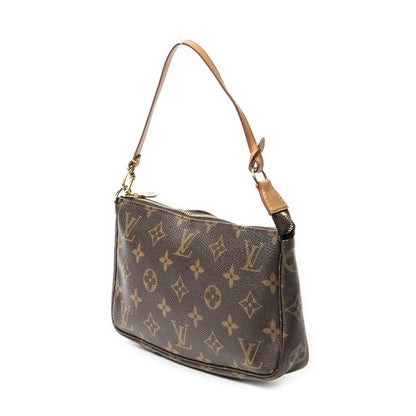 Louis Vuitton Pochette Brown Monogram Canvas Shoulder Bag — view 2