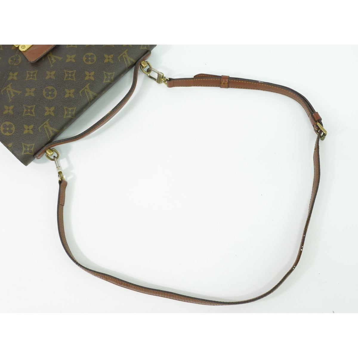 Louis Vuitton LV Monceau Monogram 2-Way Shoulder Bag Brown — view 5