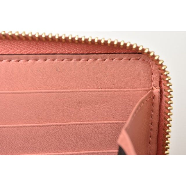 Gucci Wallet Long Round Zipper GG Marmont Ribbon Pink — view 5