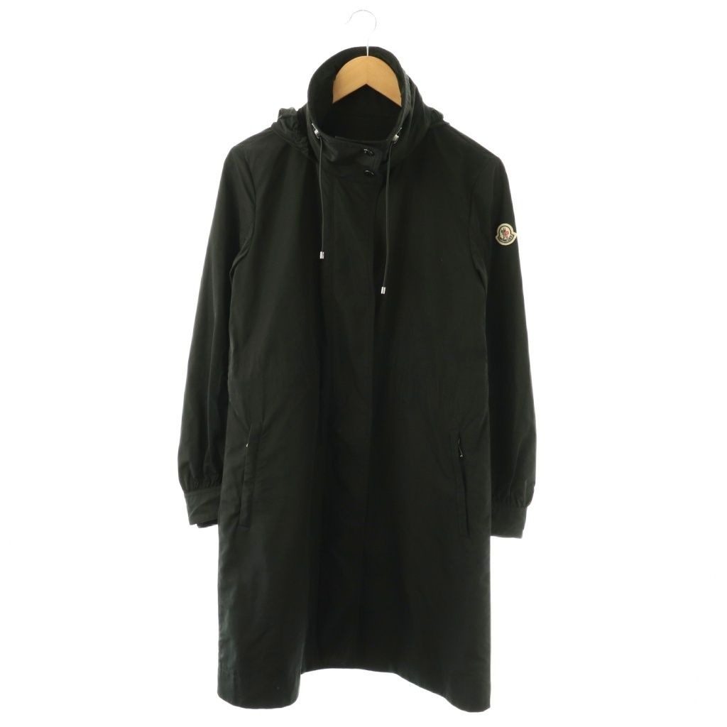 Moncler Kourou Nylon Spring Coat 0 Black SS
