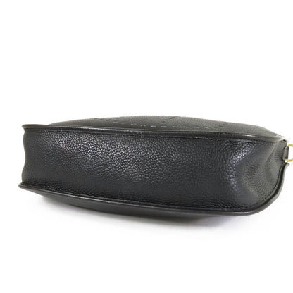 Hermes Evelyne GM Black Gold Togo Shoulder Bag — view 3