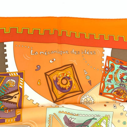 Hermes Scarf Carre 90 La Mecanique Des Idees Idea Structure