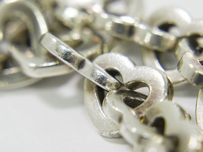 Authentic Tiffany & Co Tiffany & Co Heart Link 925 750 YG Bracelet Bangle