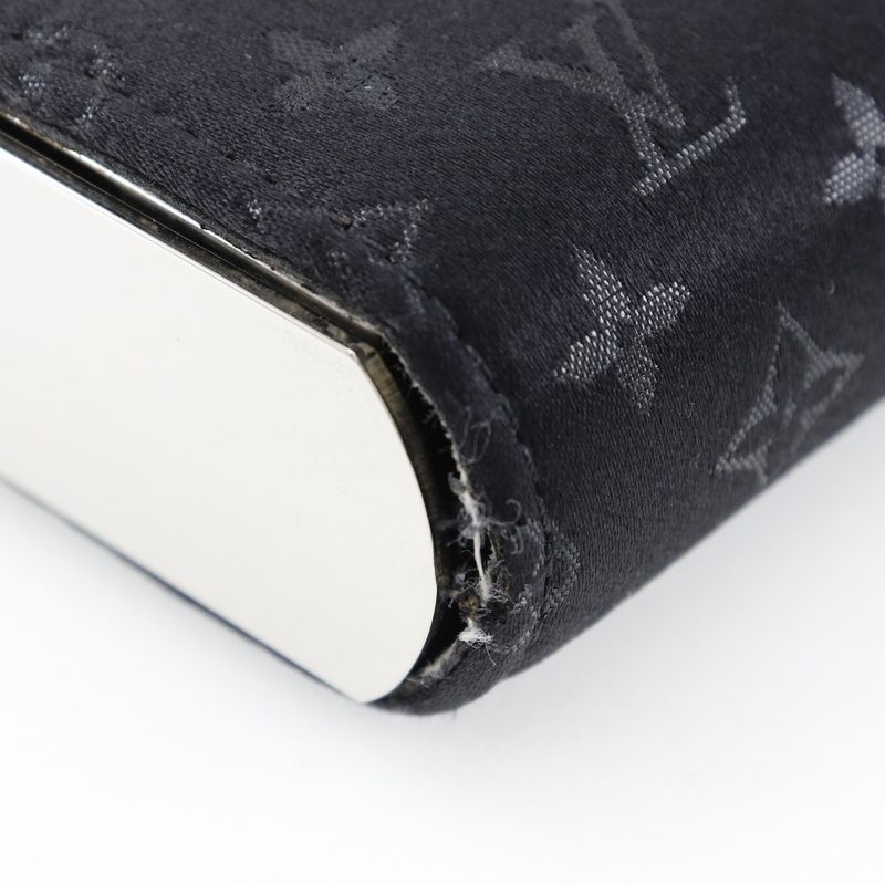 Louis Vuitton Angers GM Party Bag M92100 Monogram Satin Noir Black Sp0070