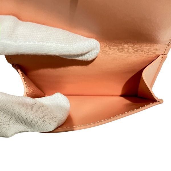 Bottega Veneta Intrecciato 609285 Pink Trifold Wallet For Women