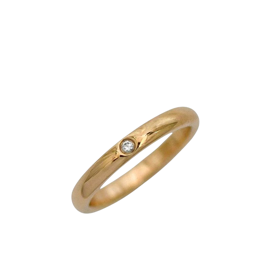 Tiffany & Co Ring Stacking Bands Yellow Gold YG Ring
