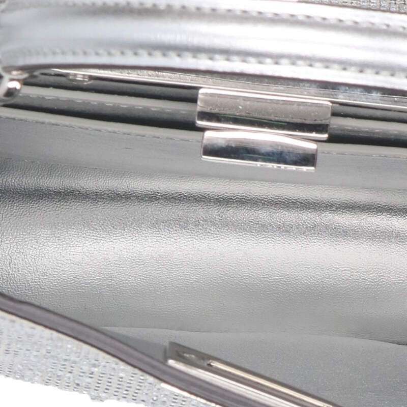 Fendi 8bn327 Peekaboo Icy Youth Small 2way FF Pattern Crystal Handbag Women