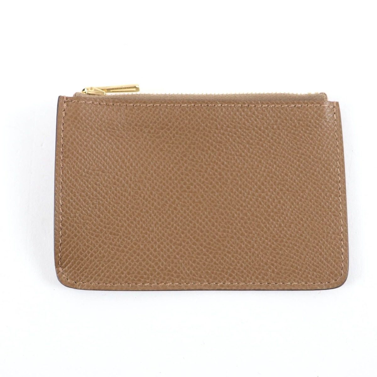 Hermes Constance Slim Brown Veau Epsom Gold Coin Case Wallet — view 7