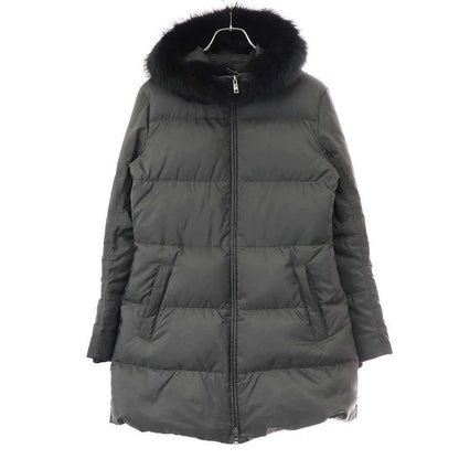 Prada Fur Down Coat 29 E117 106 O Gray 40