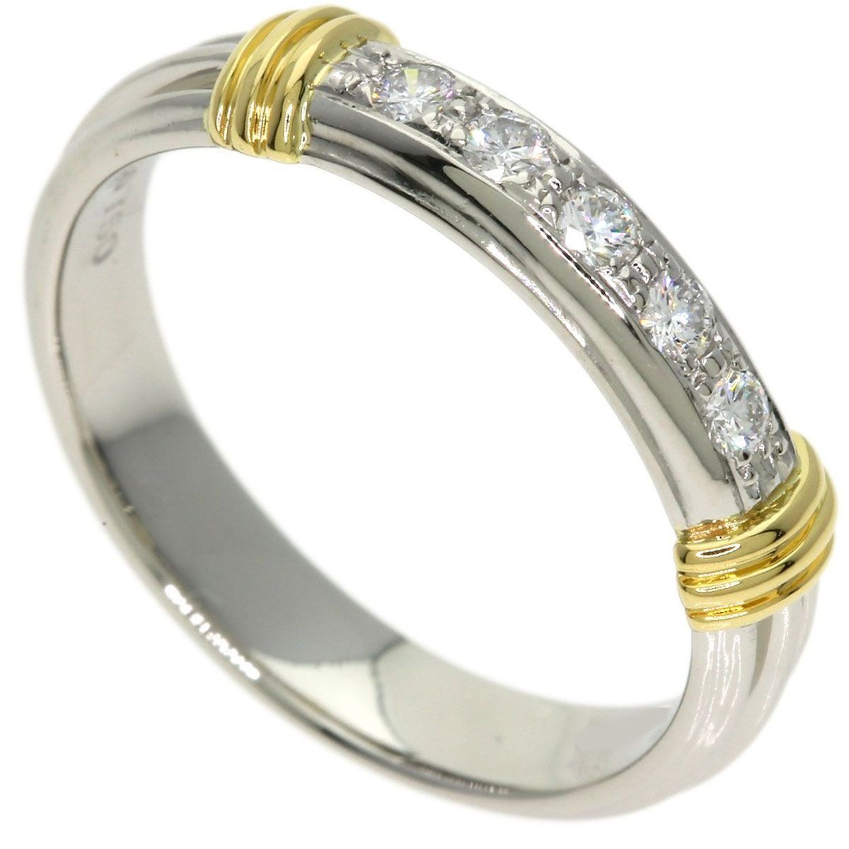 Dior Diamond Combination Ring 18k Yellow Gold