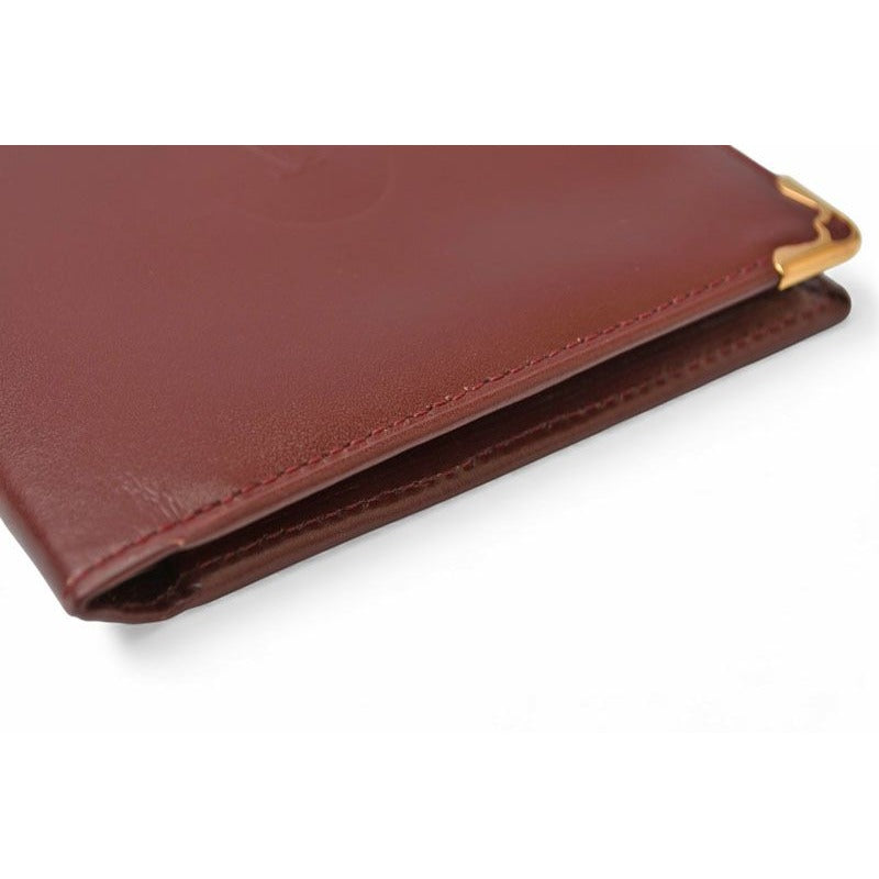 Cartier Fold Wallet Vintage Must de Cartier Bordeaux — view 5