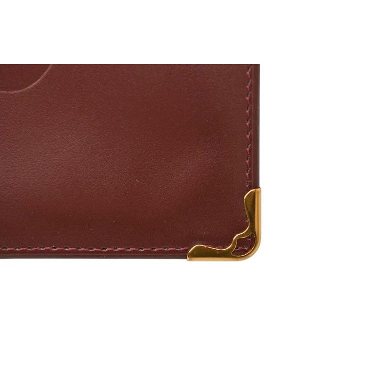 Cartier Fold Wallet Vintage Must de Cartier Bordeaux — view 6