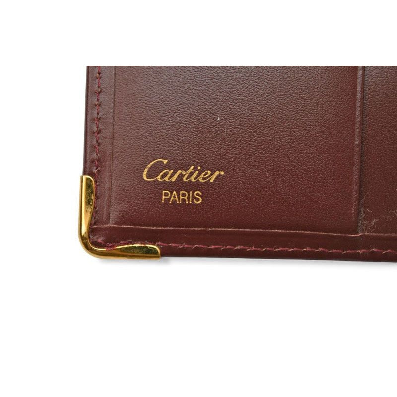 Cartier Fold Wallet Vintage Must de Cartier Bordeaux — view 7