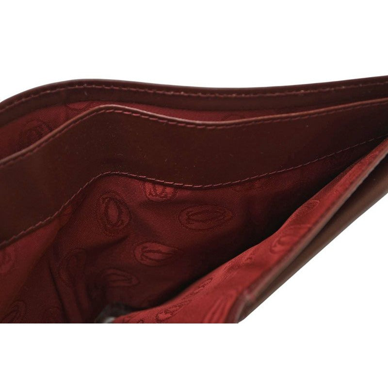 Cartier Fold Wallet Vintage Must de Cartier Bordeaux — view 9