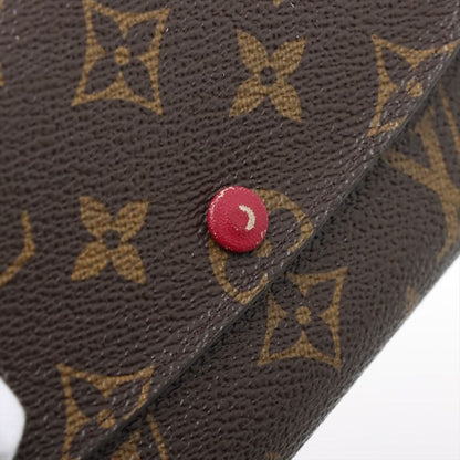 Louis Vuitton Monogram Portefeuille Emilie Zipper Long Wallet M41943 Brown ×