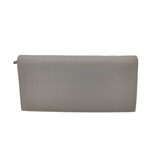 Dior Homme Wallet Gray Leather Bifold New