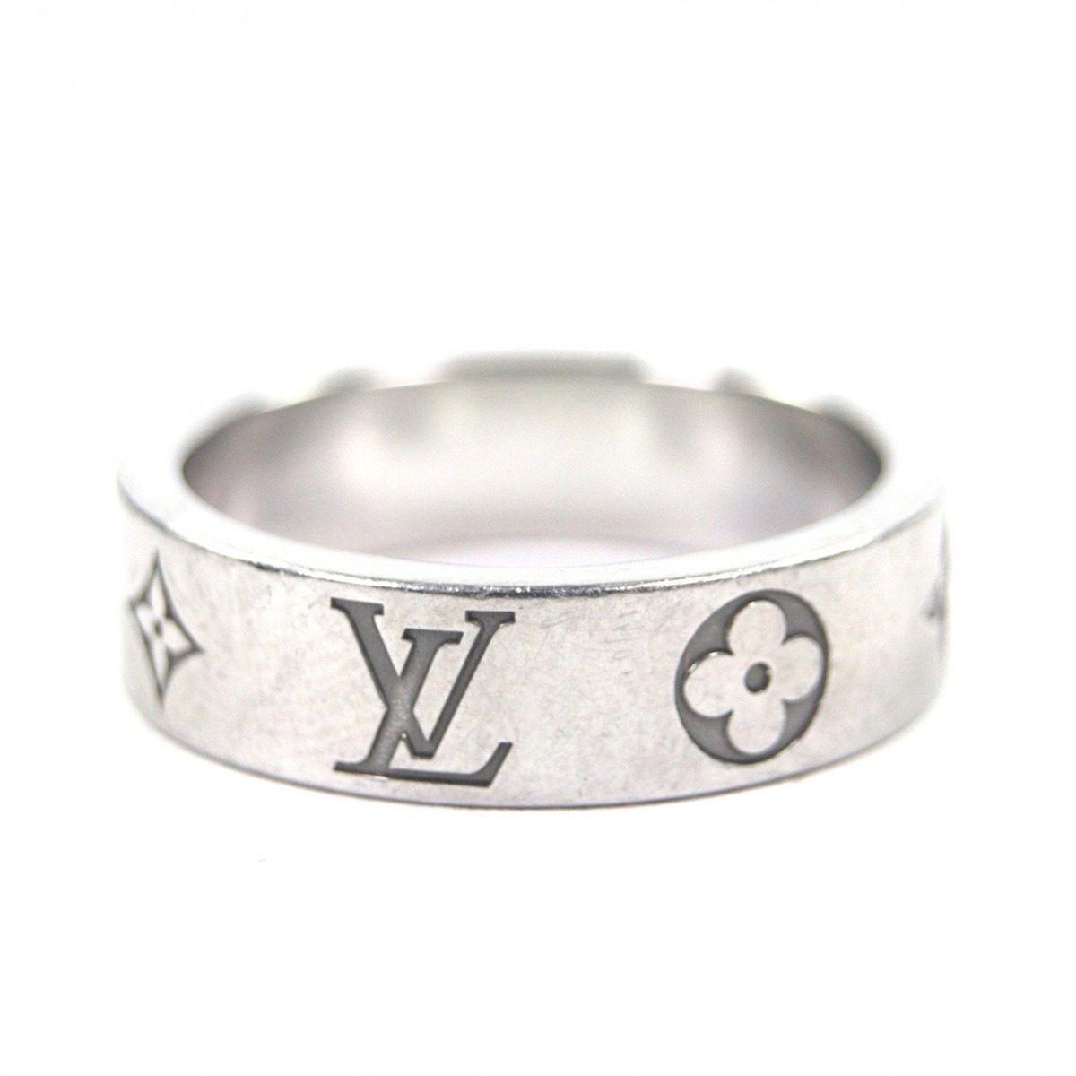 Louis Vuitton LV Mosaic Monogram Ring Silver — view 4