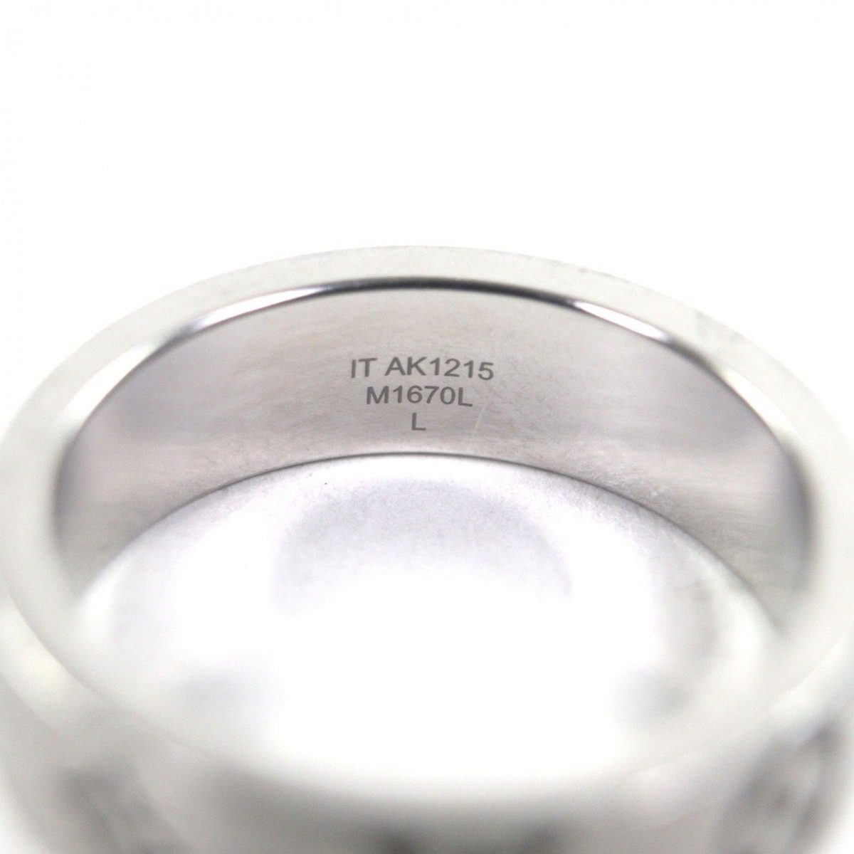 Louis Vuitton LV Mosaic Monogram Ring Silver — view 6