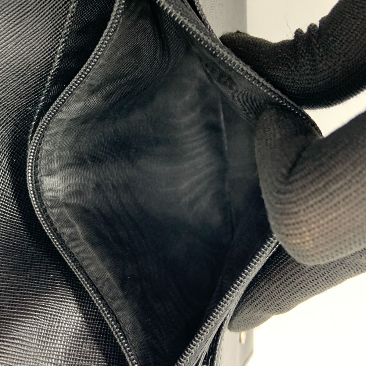 Prada Saffiano Long Wallet Black