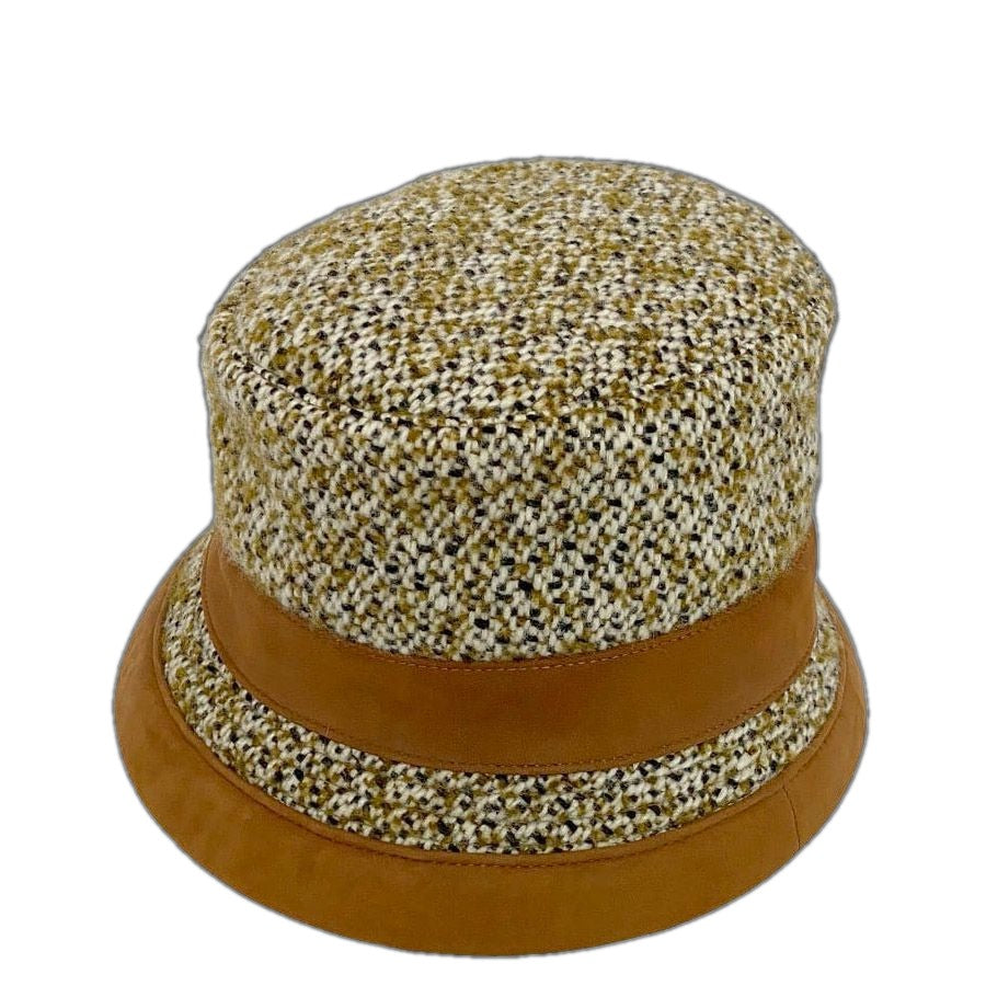 Hermes Bucket Hat Brown Beige Gray