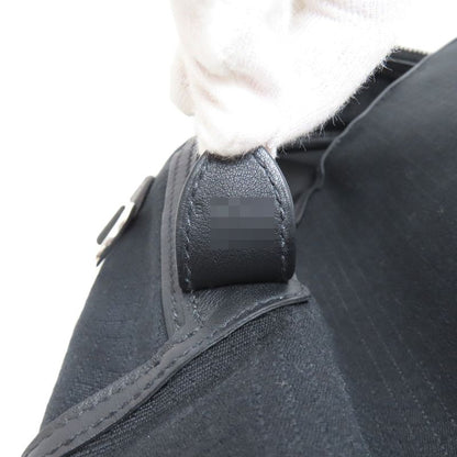 Hermes Allback Silver Hardware Backpack Daypack Canvas Calf Women