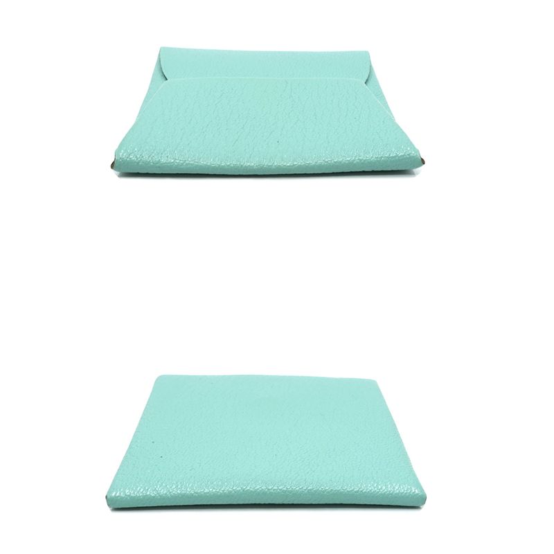 Hermes Bastia GM Coin Case A Stamp Manufactured In 2017 Chevre Aqua