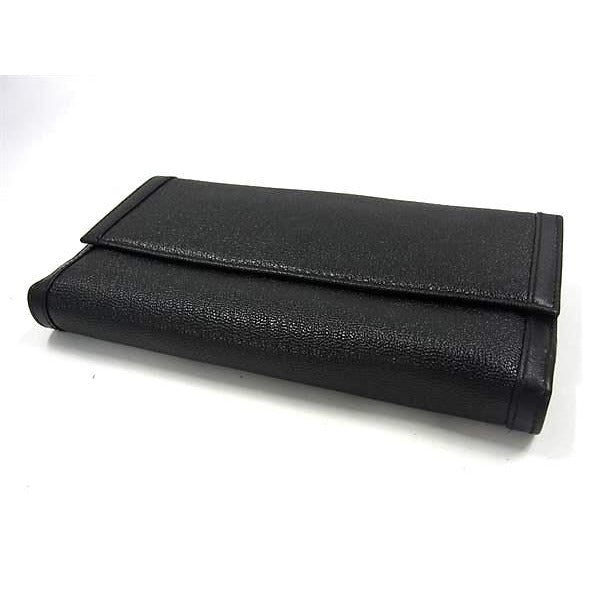 Bvlgari Doppio Tondo Leather Bifold Long Wallet Billfold — view 2