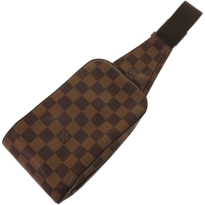 Louis Vuitton Geronimos Damier N51994 Damier Canvas Ebène Body Bag LV 0767