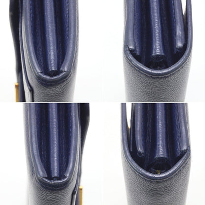 Louis Vuitton Bifold Long Wallet Portefeuille Lock Me M60861 Navy