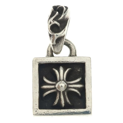 Chrome Hearts Framed CH Plus Charm Pendant Top Silver