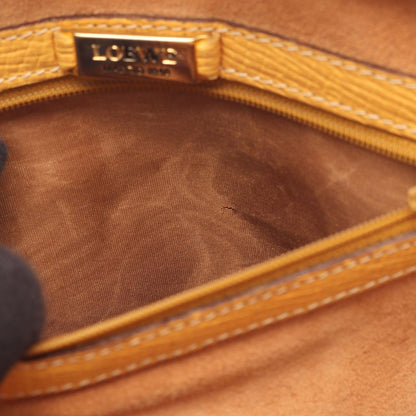 Loewe Tote Yellow Leather Handbag — view 8
