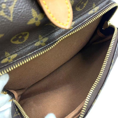 Louis Vuitton Montsourisgm Monogram Leather × PVC Brown Backpack Gold M51135