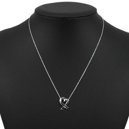 Tiffany & Co Loving Heart Paloma Picasso 925 Silver Ladies 2.4g Necklace