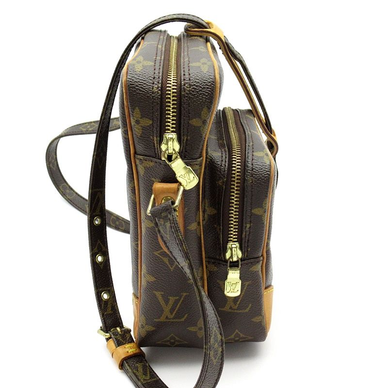 Louis Vuitton Amazon M45236 Monogram Women's Shoulder Bag Brown Excellent