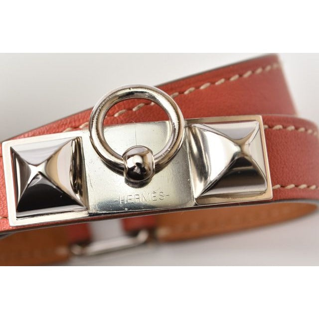 Hermes Bangle Bracelet Rival Doubletour XS Size — view 6