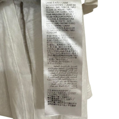 Gucci Michele Period Short Sleeve V-Neck T-Shirt Cut and Sewn Size S White