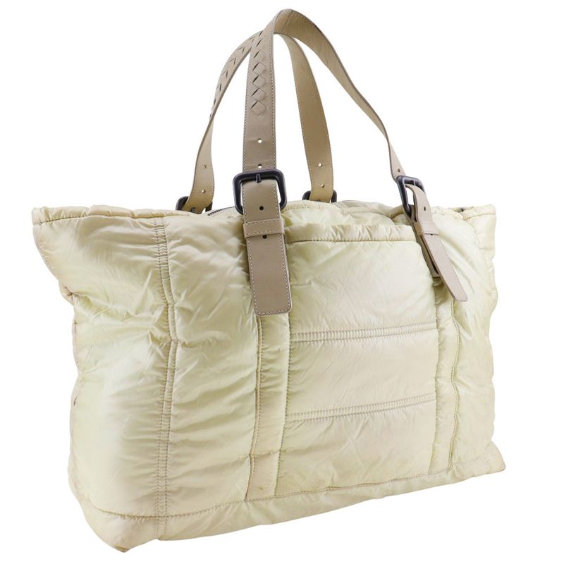 Bottega Veneta Bottega Veneta Spinnaker Intrecciato Nylon Gold Beige Women's