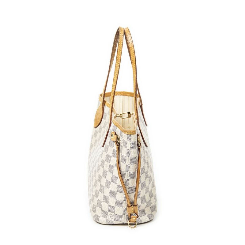 Louis Vuitton Neverfull Ivory Damier Azure AB
