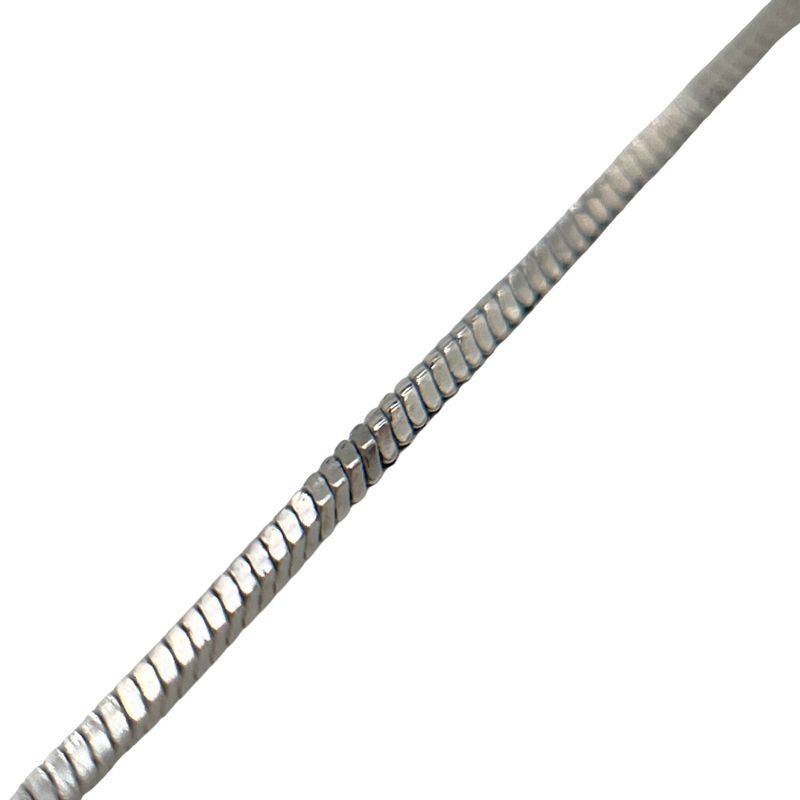 Christian DIOR Necklace With Logo Motif Logo Motif Silver