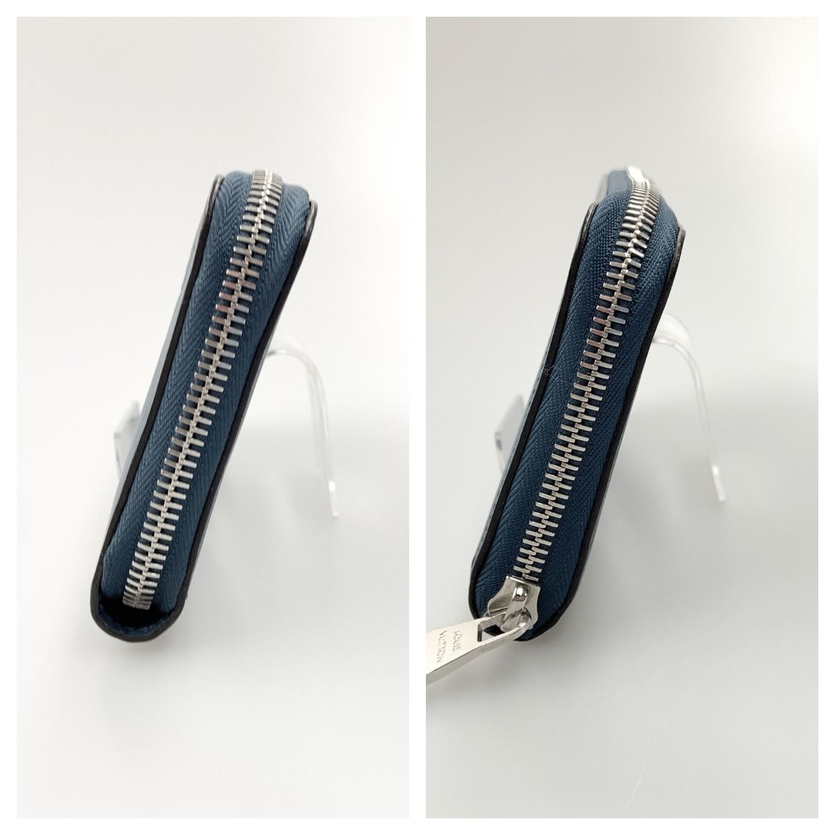 Louis Vuitton Epi Zippy Wallet Vertical Round Zipper Long Wallet M60966 Blue