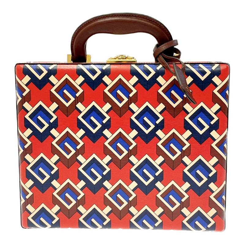 Gucci 662474 Poker Set with Box Geometric G Red 353359
